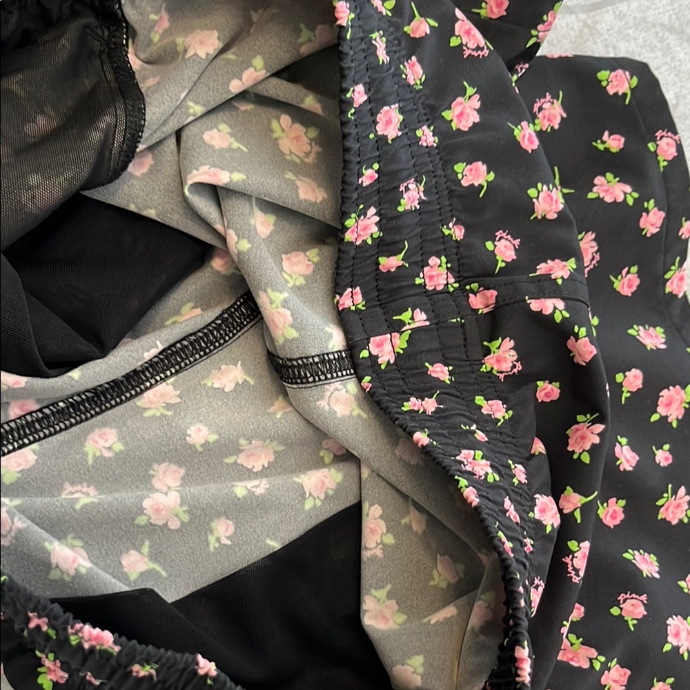 Victoria's Secret Black and Pink Athletic Shorts - Picture 6 of 8